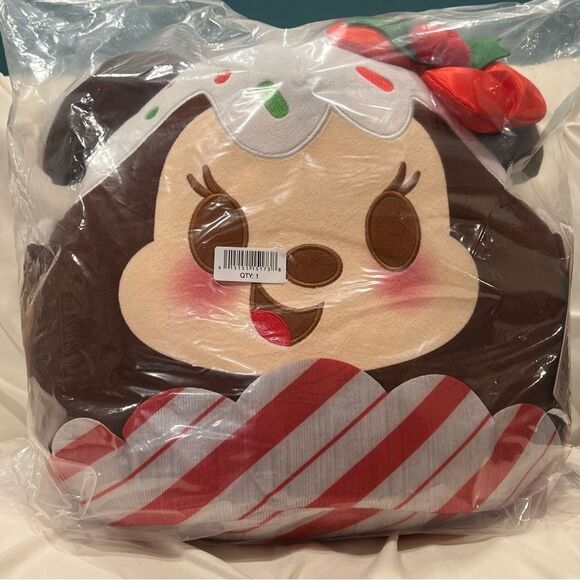 Disney Munchlings Minnie Mouse Toffee Pudding Plush Season's Sweetings NWT - Picture 4 of 11